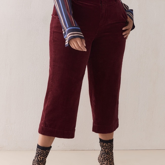 Cropped Corduroy Pant - Addition Elle - Picture 2 of 3